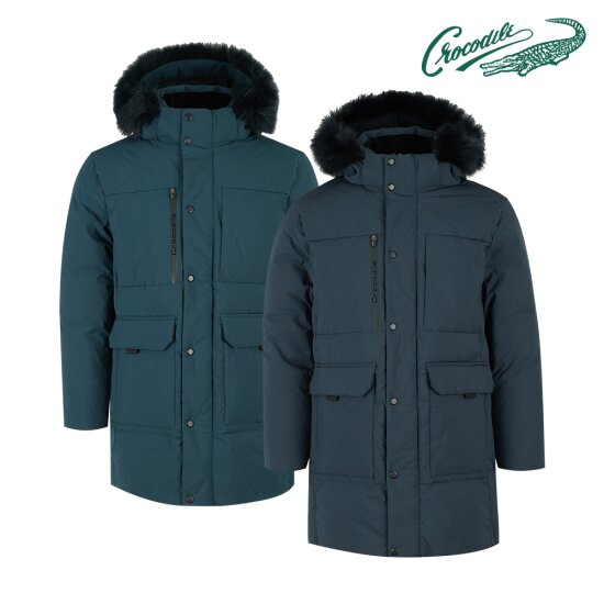 프린트 구스다운 롱점퍼 CDAA9JP4209