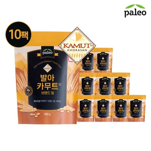 팔레오 발아카무트 브랜드밀 (280g,10봉)_이미지