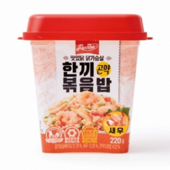 푸드나무 맛있닭 닭가슴살 한끼 곤약 볶음밥 새우 220g (5개)_이미지