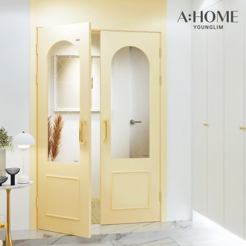 영림임업 영림에이홈 엘리세 정대칭 양개형 투명유리 중문 [~1.8m]