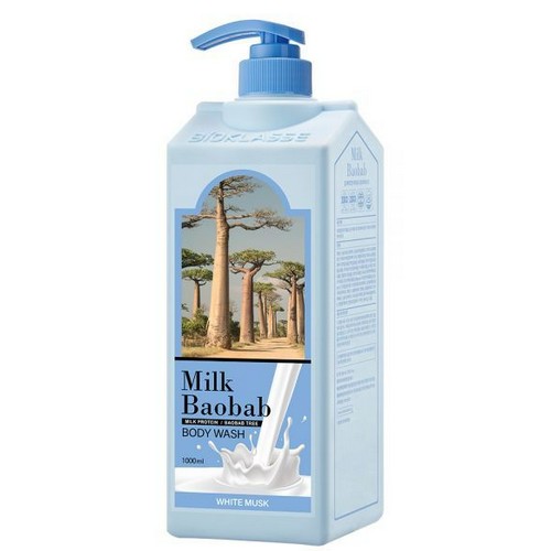 밀크바오밥 바디워시 화이트머스크 1000ml (2개)_이미지