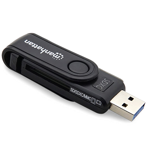 Manhattan USB3.0 미니 멀티 카드리더기_이미지