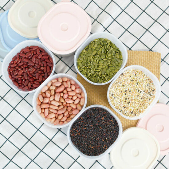 올리오 파스텔 다용도 잡곡통 900ml (8개)_이미지