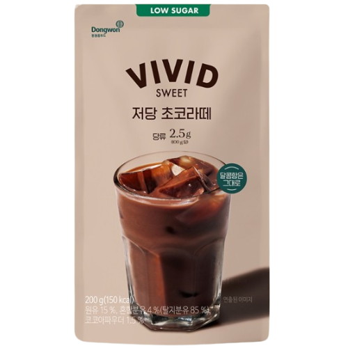 동원홈푸드 비비드 스위트 저당 초코라떼 200ml