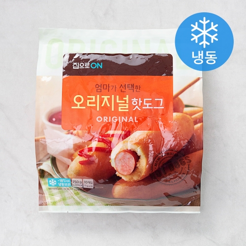 오리지널 핫도그 냉동 75g 10개입