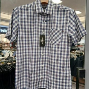 런던포그 HC08 반팔 체크 셔츠 반팔 체크 남방 LPA3A567 S33551310_이미지