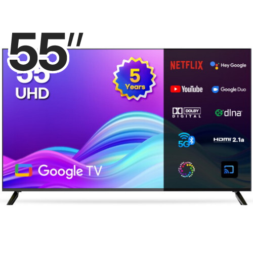 이노스 55 UHD ZERO 돌비 스마트 AI 구글3.0 (스탠드)_이미지