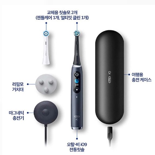 브라운 오랄비 iO9 (블랙오닉스+리필모2개)_이미지