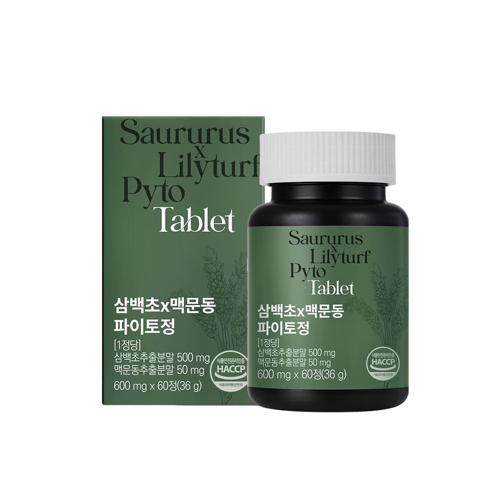 이롭핏 삼백초 맥문동 파이토정 60정 (4개)_이미지