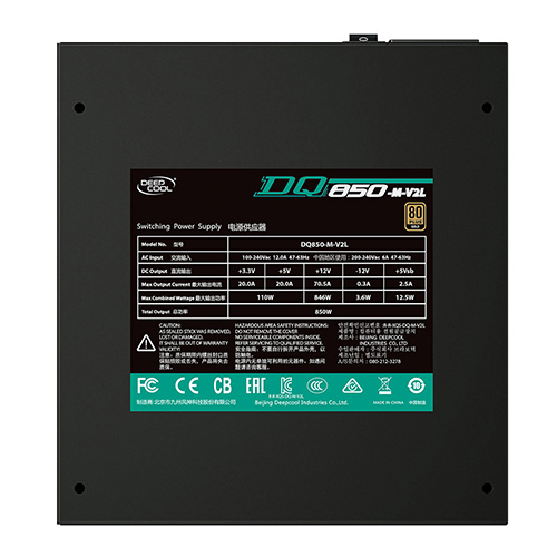 DEEPCOOL DQ850-M-V2L 80PLUS��� Ǯ��ⷯ