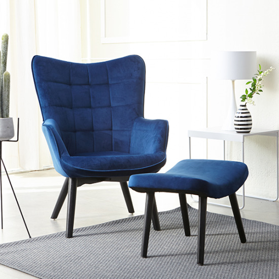 베스트리빙 마크 암체어 패브릭 의자 1인용