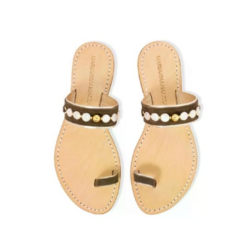 ��Ƽ Marianna Mazza Caprese infradito verde A2AS3001