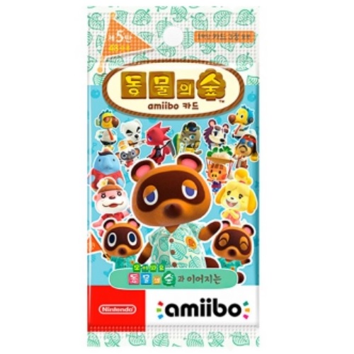 Nintendo 동물의 숲 아미보 카드 제 5탄 한글판 (5팩)