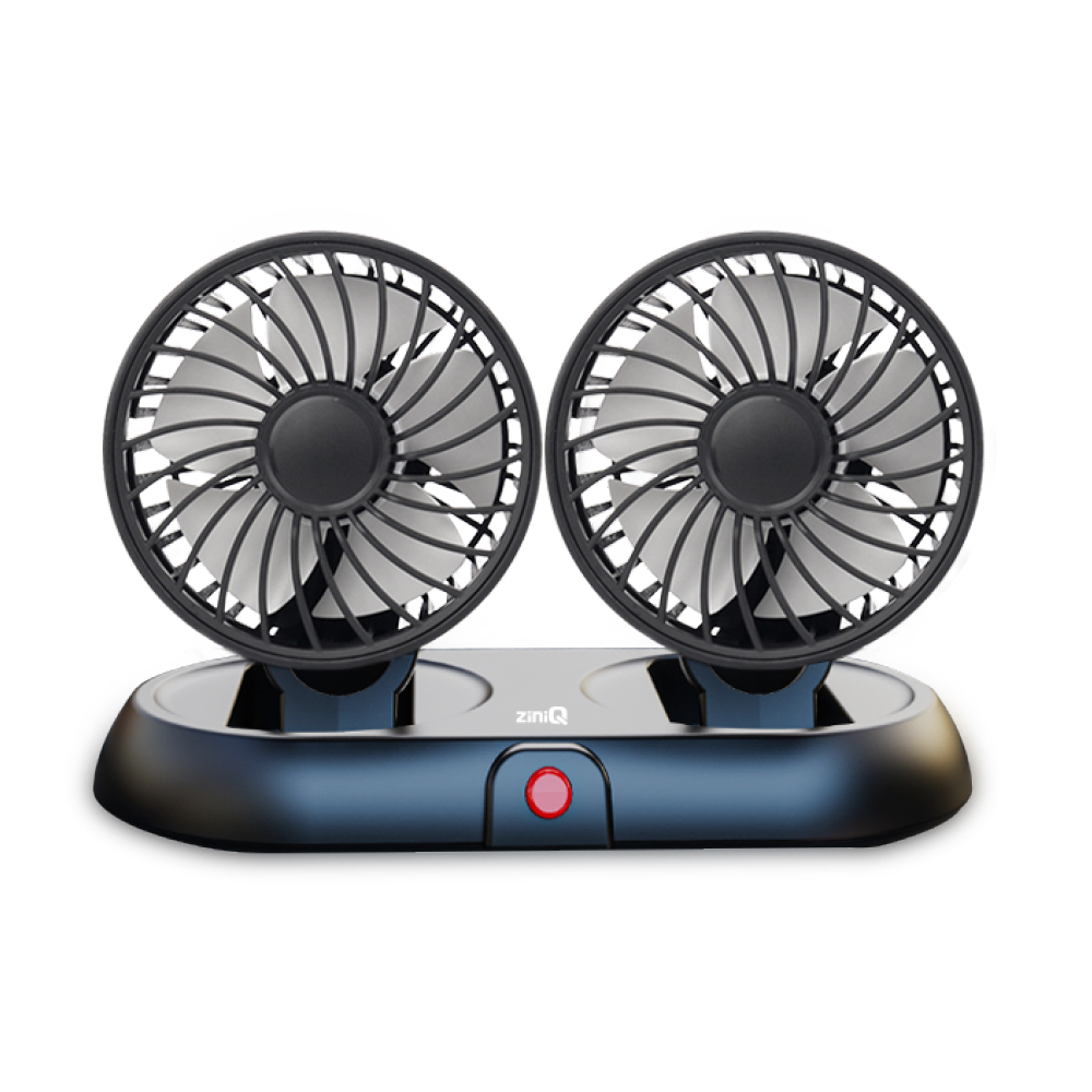서진네트웍스 ZINIQ USB 타입 듀얼 차량용 선풍기 FC-200A이미지입니다. 누르면 해당 게시물로 새창이동합니다.