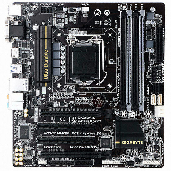 GIGABYTE GA-B85M-D3H (중고)