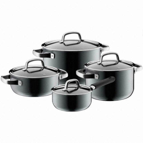 WMF 퓨전테크 미네랄 플래티늄 냄비 4종 (편수16+양수20L,20H,24H)_이미지