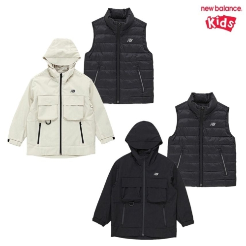 뉴발란스키즈 키즈 ESSENTIAL_바람막이+신슐베스트 2in1 세트 (NK9QF1107U)