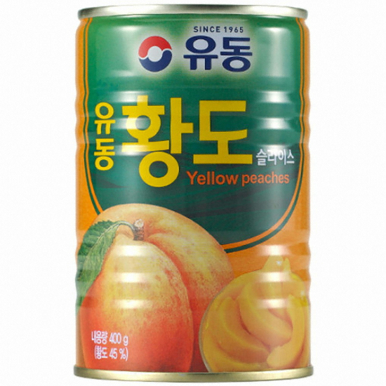 유성물산교역 유동 황도 슬라이스 400g (15개)_이미지