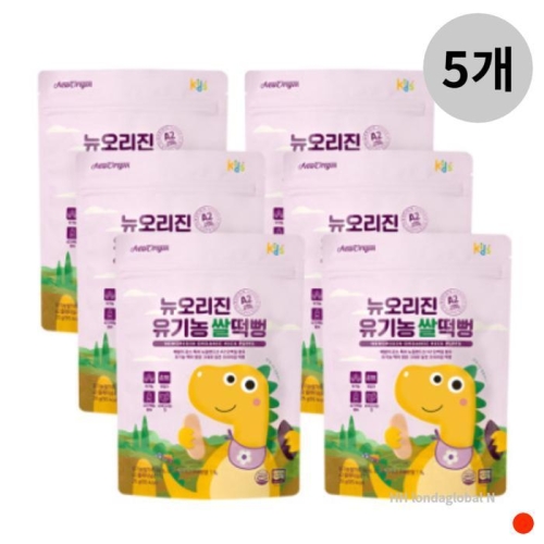 유한양행 뉴오리진 유기농 쌀떡뻥 25g (36개)