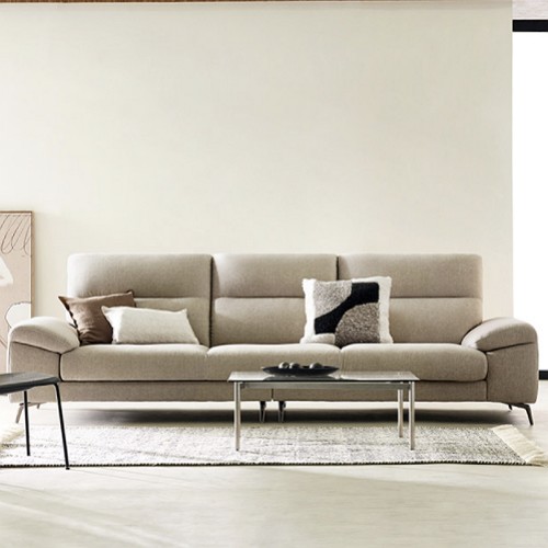 자코모 드로우 젠위브 패브릭 소파 4인용 (스툴별도)_이미지