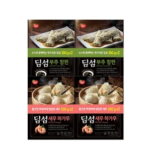 새우하가우 300g x 4 + 부추창펀 390g x 4