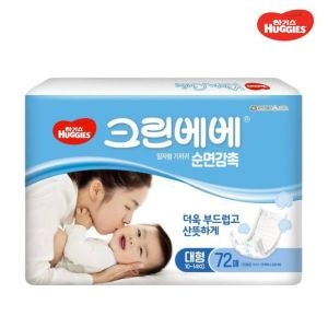 하기스 크린베베 4단계 대형 순면감촉 64매 일자형_이미지