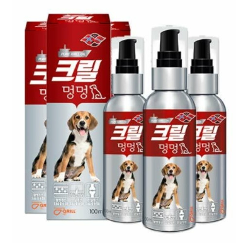 펄펫 ㅤ크릴멍멍 강아지 크릴오일 100ml (3개)_이미지