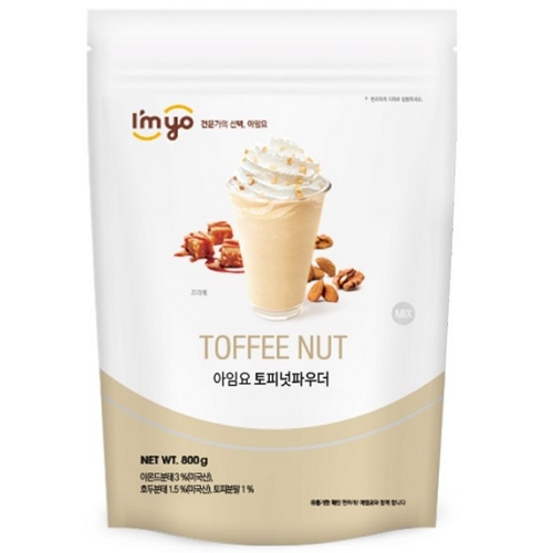 아임요 토피넛 파우더 800g이미지입니다. 누르면 해당 게시물로 새창이동합니다.