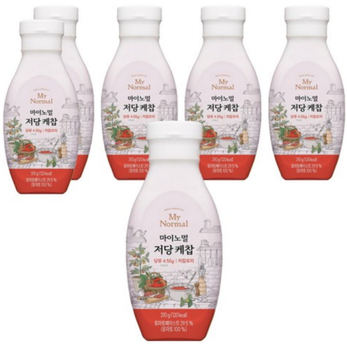 마이노멀 저당 케찹 310g (6개)_이미지