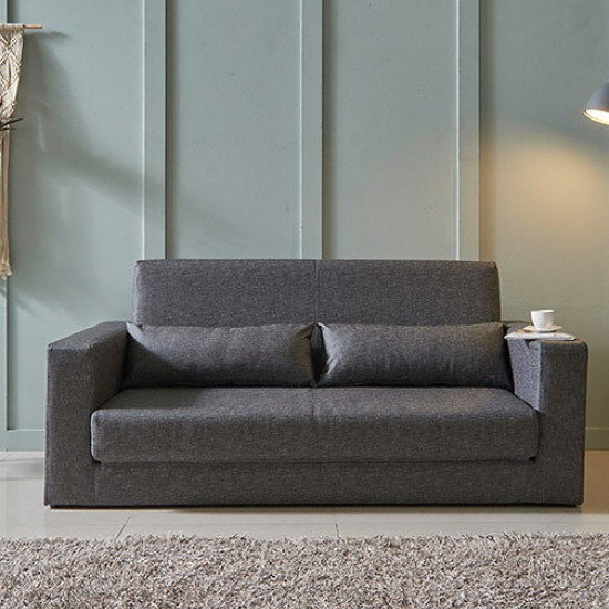 삼익가구 루미 접이식 가죽 소파베드 3인용_이미지