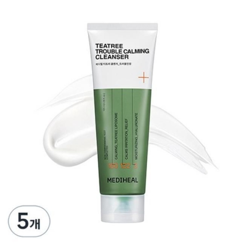 메디힐 티트리 트러블 진정 클렌징폼 120ml (5개)_이미지