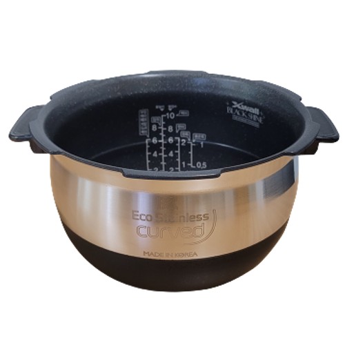 10인용 에코스테인리스커브드 엑스월블랙샤인코팅내솥 CRI-HC1020H