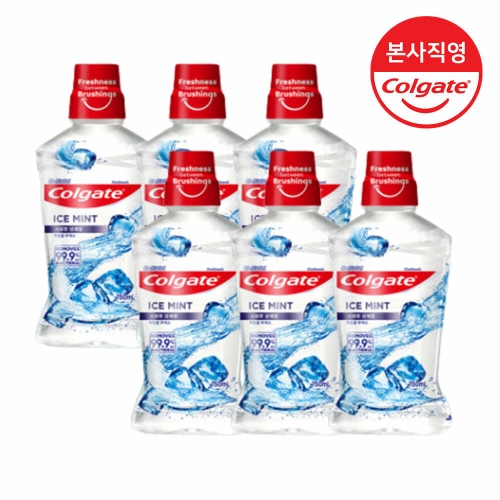 콜게이트 마우스워시 아이스민트 750ml (6개)_이미지