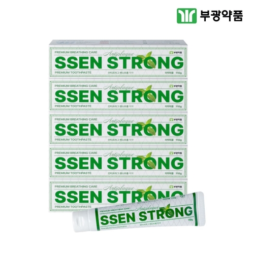 부광약품 안티프라그 쎈스트롱 치약 125g (5개)_이미지