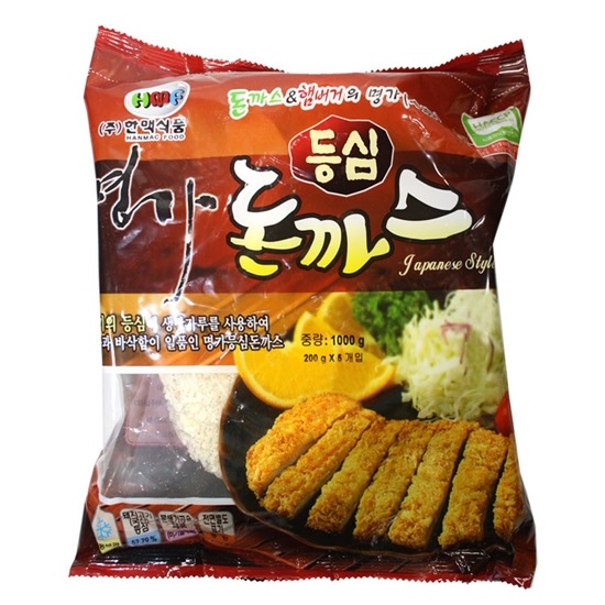한맥식품 명가 등심 돈까스 1kg (6개)_이미지