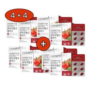 내츄럴플러스 라이코펜7 플러스 500mg 60캡슐 (8개)