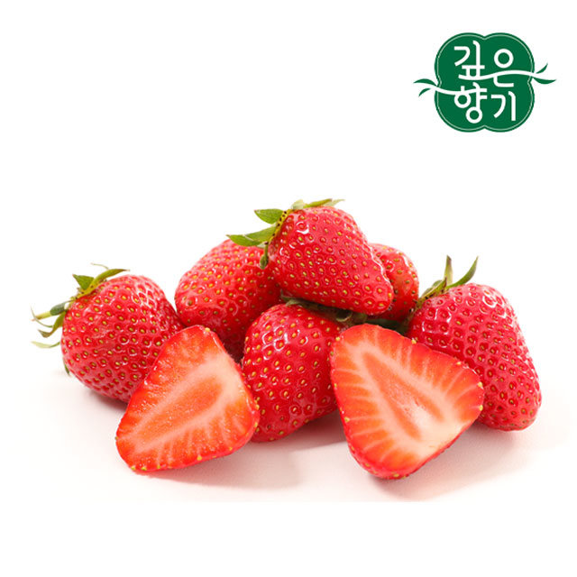 깊은향기 설향딸기 특과 48개 1kg (2개)