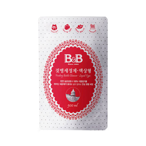 B&B 젖병세정제 액상형 리필 500ml (6개)_이미지