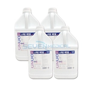 에탄올4L알콜83% 공간소독 소독제4개