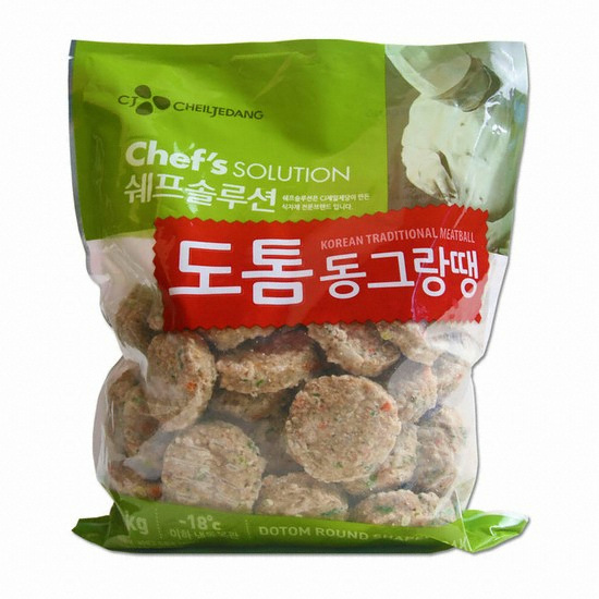 CJ제일제당 쉐프솔루션 도톰 동그랑땡 1kg이미지입니다. 누르면 해당 게시물로 새창이동합니다.