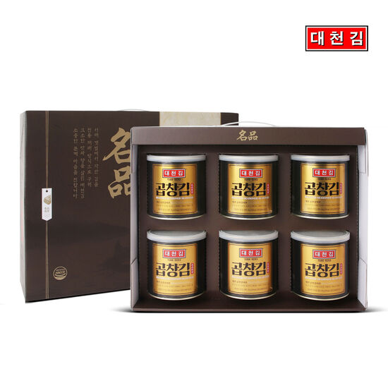 대천김 캔김 명품 선물세트 180g이미지입니다. 누르면 해당 게시물로 새창이동합니다.
