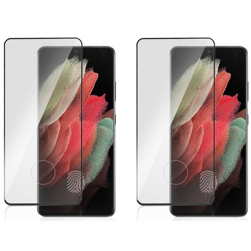 IUVO 갤럭시S21 울트라 REXX 케이스 호환형 풀커버 강화유리 보호필름 (액정 2매)_이미지