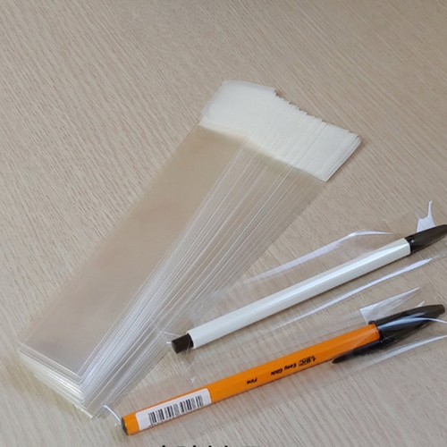 투명 포장비닐 접착 OPP봉투 3x15cm