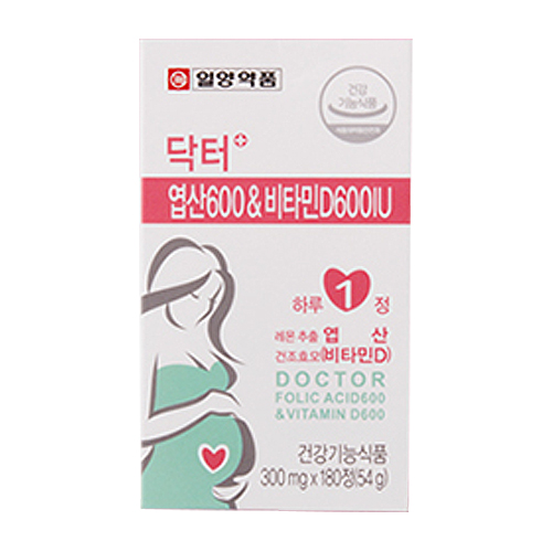  녹십자HS 엽산600 비타민D600IU 180정 [2개]