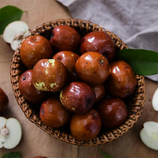 자연맛남 아삭아삭 제철 사과대추 특대과 500g (1개)_이미지