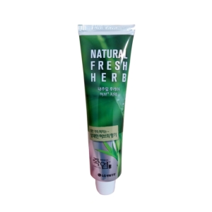 LG생활건강 죽염 내추럴 프레쉬 허브치약 160g (7개)