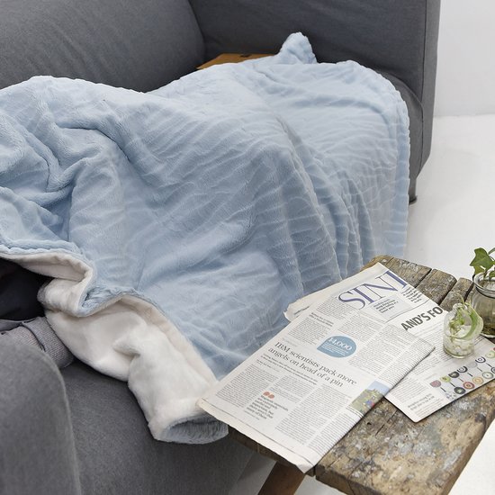 벨라이프 밀키스톤 극세사 두겹 담요 (슈퍼싱글 SS)_이미지