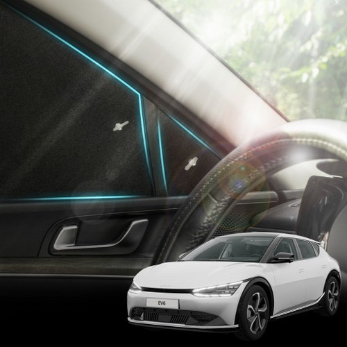 벤딕트  차량용 햇빛 가리개 차박 커튼 기아 EV6 전용 VSC36