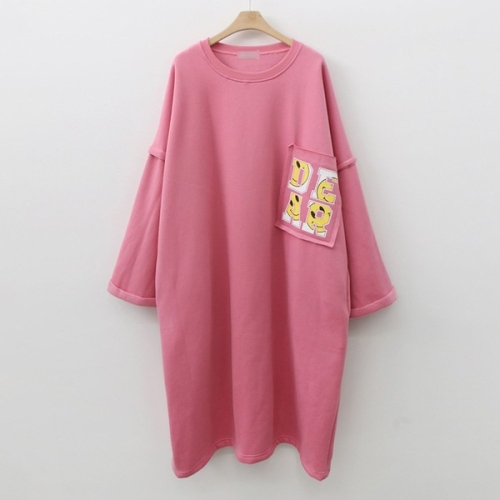 아이우먼 기모디어포켓롱원피스 POK627M311 빅사이즈