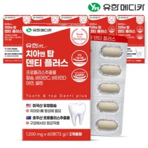 유한메디카 치아 엔 탑 덴티 플러스 1200mg 60정 (6개)_이미지